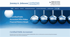 Desktop Screenshot of jajohnsoncpa.com